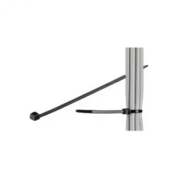 MicroConnect CABLETIE5 kabelio raištis – kopėtėlinis, juodas, 100 vnt.