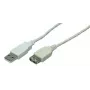 Logilink USB 2.0 ilginimo laidas, USB-A (mot.) į USB-A (pat.), 3 m, pilka