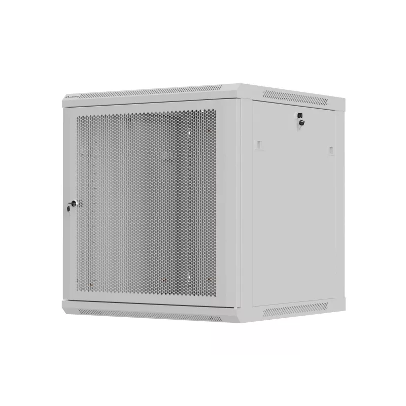 Sieninis 19 inch stelažas 12U 600x600 pilkas