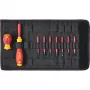 Atsuktuvų rinkinys Wiha slimVario starter set 41232 (MPN 2831T901) – izoliuoti antgaliai ir ergonomiška rankena