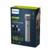 Philips All-in-One Trimmer MG5920/15 Series 5000, Nerūdijantis plienas, 0,5 mm, 1,6 cm, 1 mm, Barzdai, Ausims, Nosiai, Baterija