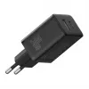 Baseus P10111404113-00 Cube USB-C / USB-A 30W sieninis įkroviklis Juodas
