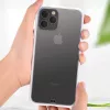 Apsauginis dėklas Devia Soft Elegant anti-shock iPhone 11 Pro Max, baltas, minkštas liesti, smūgius sugeriantis