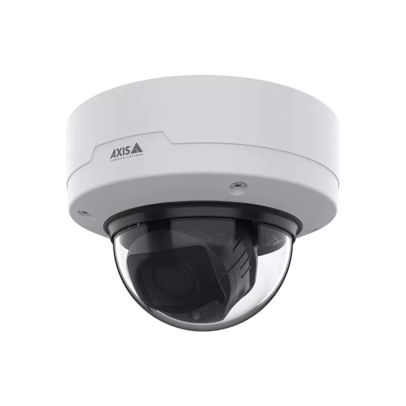 IP kupolinė apsaugos kamera AXIS P3277‑LV — 2592×1944 CMOS, 104° HFOV, 30 kadrų/s, montavimas prie lubų/sienos, vidaus/lauko