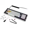 Žaidimų klaviatūra SKILLER SGK50 S2 balta, DE išdėstymas, Gateron Red