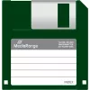 Diskelių rinkinys MediaRange MR200 3,5 colio 1,44 MB 10 vnt., raudoni ir geltoni