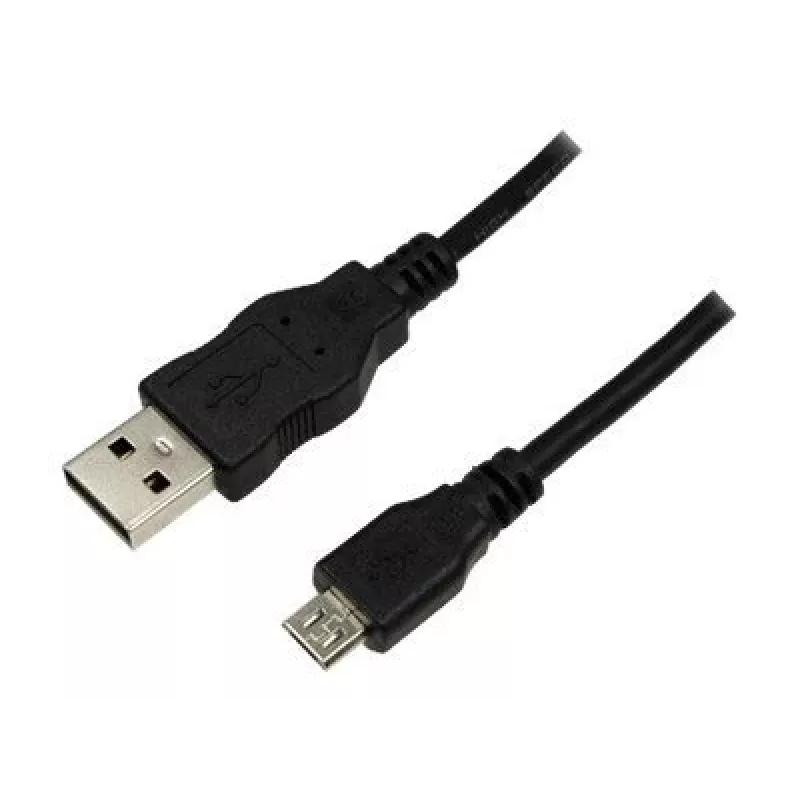 LogiLink USB 2.0 jungiamasis laidas, 1,8 m, juodas, USB-A kištukas – USB-B Micro kištukas, atitinka USB 2.0 (CU0034)