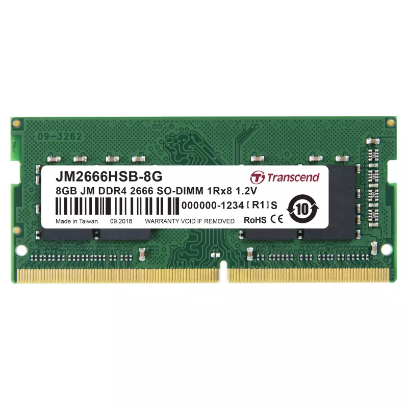Transcend DDR4-2666 SO-DIMM 8GB atmintis nešiojamam kompiuteriui