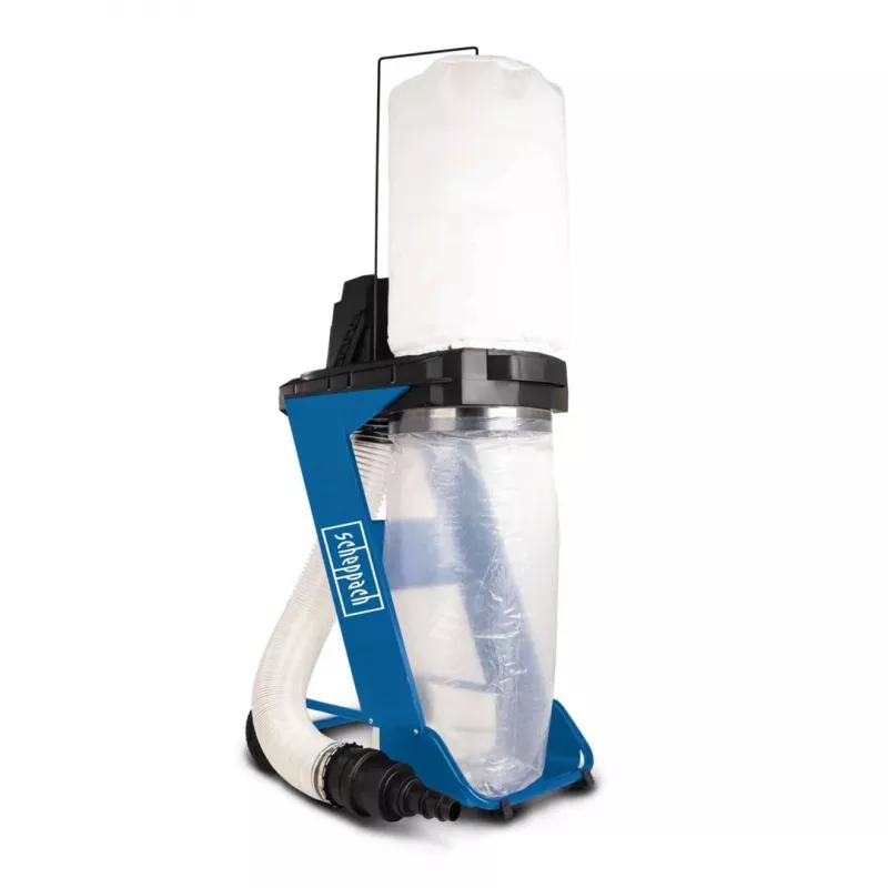 Sausas dulkių siurblys Scheppach DC500 – 75 l, 550 W, 1150 m³/h, 2 m žarna, 10 cm skersmuo