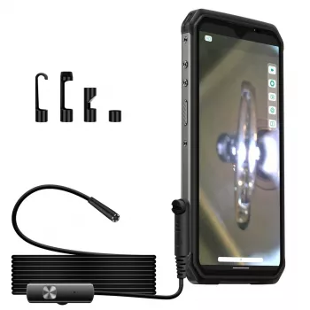 Ulefone uSmart UF-EC endoskopo kamera išmaniesiems telefonams, juoda