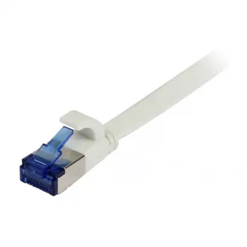 Synergy 21 Patch Laidas RJ45, CAT6A 500 MHz, 15 m, Baltas, U/FTP, Plokščias, TPE (Superflex), AWG32