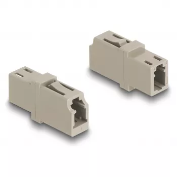 DeLOCK Optinis pluošto mova LC Simplex motina – LC Simplex motina OM1/OM2 smėlio spalvos