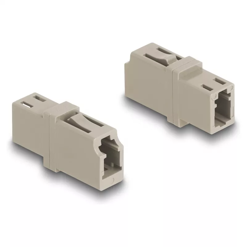 DeLOCK Optinis pluošto mova LC Simplex motina – LC Simplex motina OM1/OM2 smėlio spalvos