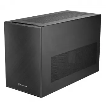 Korpusas SilverStone SST-SG17B Micro-ATX / Mini ITX - juodas
