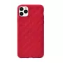 Minkštas dėklas Devia Woven2, skirtas iPhone 11 Pro, raudonas