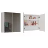 Topeshop POLA 2DL BIEL vonios spintelė balta
