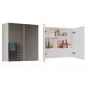 Topeshop POLA 2DL BIEL vonios spintelė balta