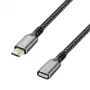 USB 3.2 Gen1 Type-C ilginimo laidas, USB-C (vyriškas) į USB-C (moteriškas), PD, 2 m