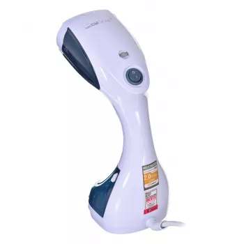 Rankinis drabužių garintuvas CLATRONIC DB 3717 – 1100 W, 200 ml talpa, ~20 g/min garo, keraminis padas