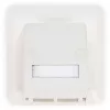 Digitus DN-93201 FTTH plokščias sieninis optinio pluošto lizdas SC/LC adapteriui 86x30x86 mm