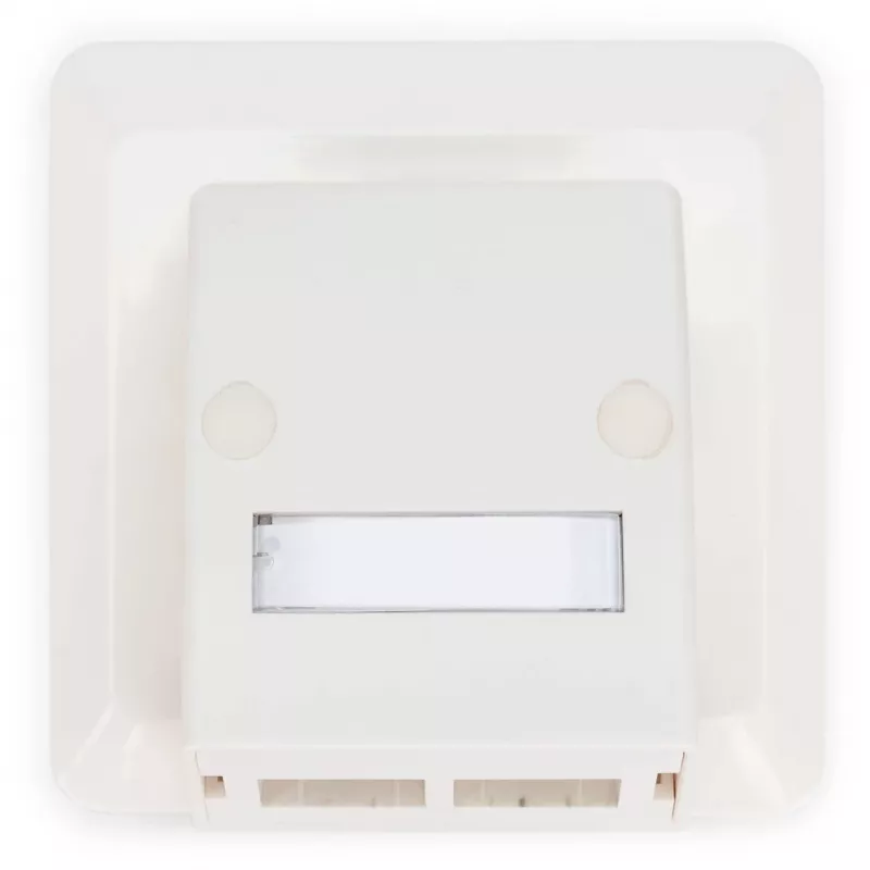 Digitus DN-93201 FTTH plokščias sieninis optinio pluošto lizdas SC/LC adapteriui 86x30x86 mm