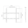 TV laikiklis SUNNE 32-55-EF Juodas 139,7 cm (55 col.)