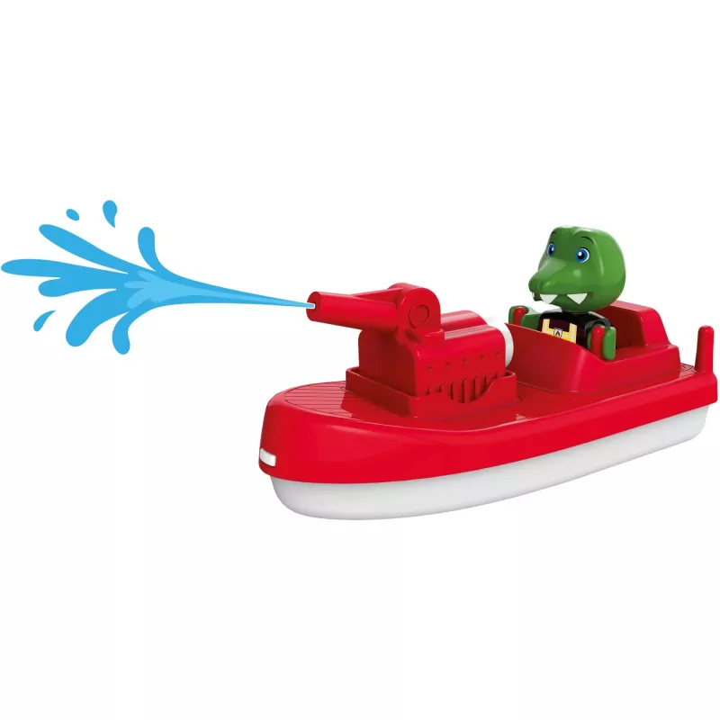 FireBoat gaisrinis laivas – raudonai baltas žaislinis automobilis