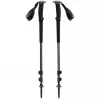 Trekking lazdos Trail, Fitness Device juoda/alyvuotai žalia, 1 pora, 100-140 cm