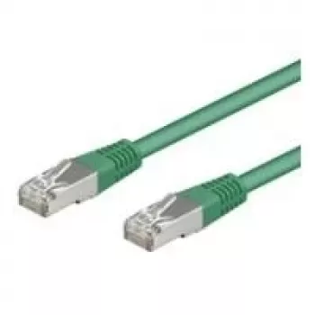 Wentronic Goobay CAT 5e jungiamasis laidas, SF/UTP, žalias, 5 m - CCA vario mišinys (68046)