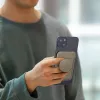 Magnetinė kortelių piniginė UniQ Flixa – suderinama su MagSafe, juoda (jet black)