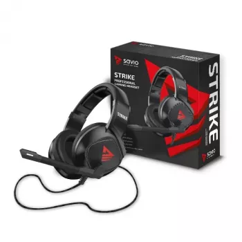 SAVIO Headphones Strike – Žaidimų ausinės su mikrofonu