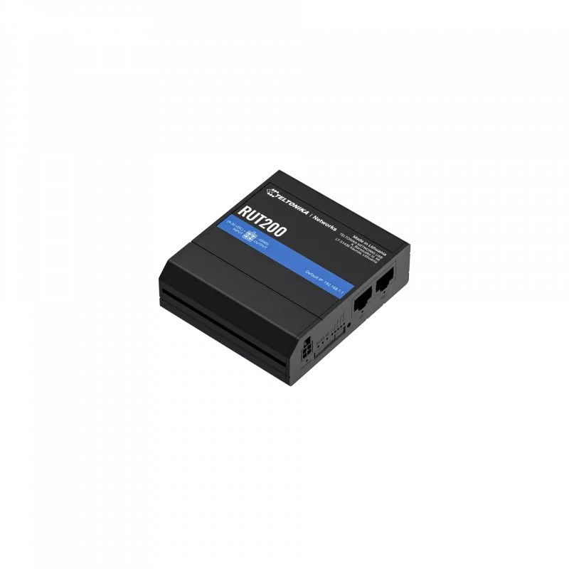 Teltonika RUT200 LTE Cat 4 maršrutizatorius | 802.11n | 2x Ethernet LAN 10/100 Mbit/s