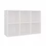 MALAX MINI 2X3 baltas Knygų spinta