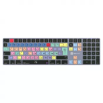 LogicKeyboard Titan DE Mac klaviatūra, skirta Adobe Premiere Pro CC – vokiškas išdėstymas