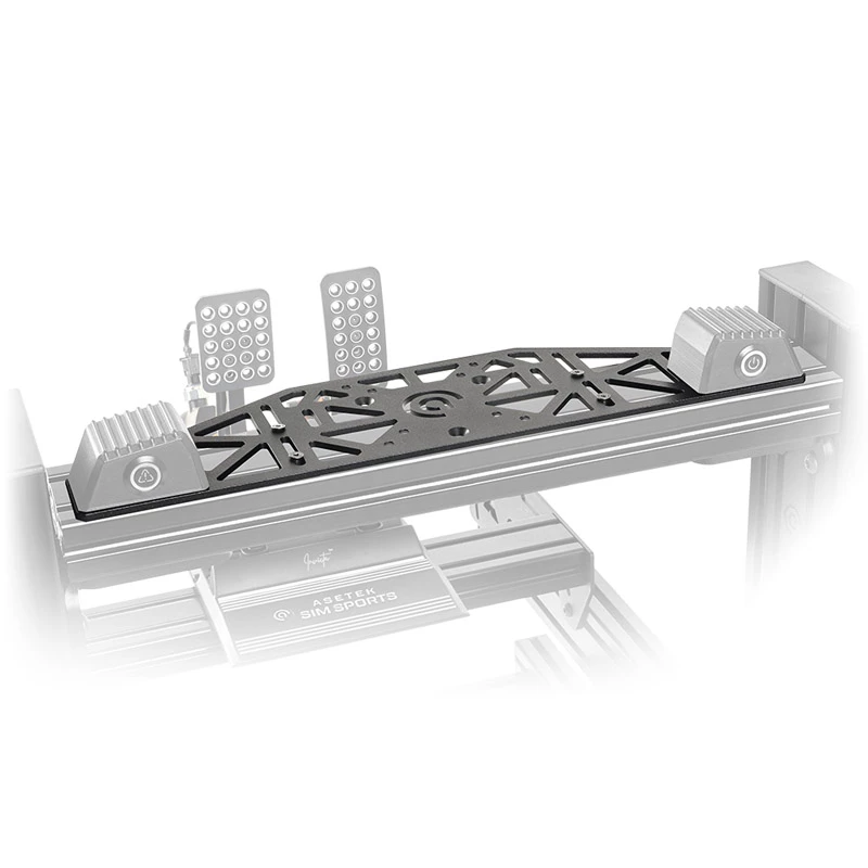 Tvirtinimo laikiklis Asetek SimSports 460×120×5 mm, plieninis, juodas