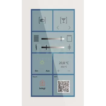 MDT KNX Glas Touch Smart Plus 6 colių BE-GTSP6TW.01S (BE-GTSP6TW.01S)