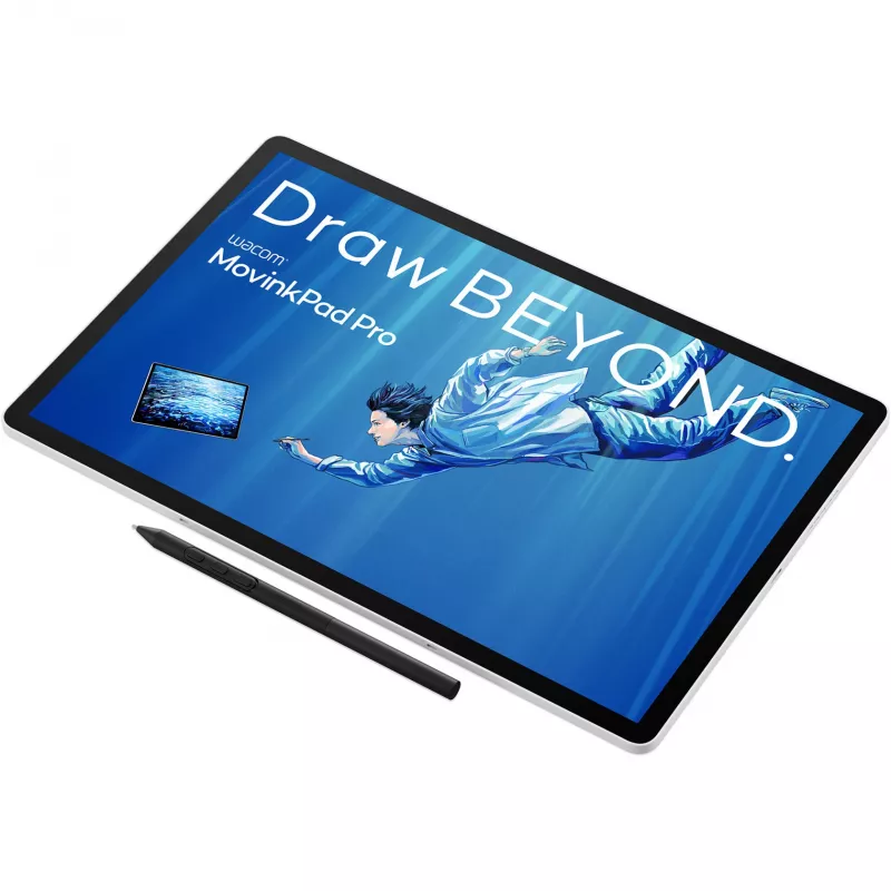 Wacom MovinkPad Pro 14, laidinis ir belaidis, 5080 lpi, 302 x 189 mm, USB / Bluetooth, 1 cm, rašiklis