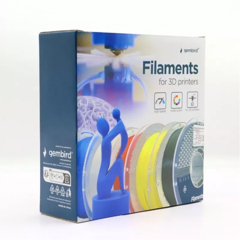 GEMBIRD ABS 1.75 mm 1 kg filamentas — Mėlyna 3D spausdinimui