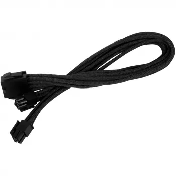 Prailginimo kabelis EPS12V 8pin(4+4) SilverStone SST-PP07-EPS8B 0,3 m