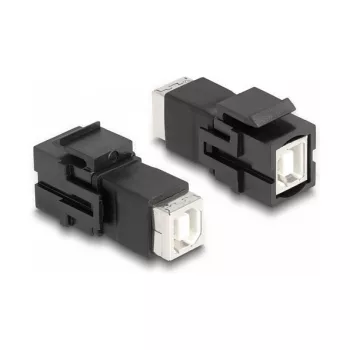 DeLOCK Keystone modulis USB 2.0 Type-B lizdas – USB 2.0 Type-B lizdas juodas