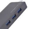 SilverStone SST-EP14C – USB 3.1 Type-C Gen1 į HDMI, 3x USB 3.1 Gen 1 Type-A, 1x USB 3.1 Gen 1 Type-C (PD 2.0 įkrovimas)