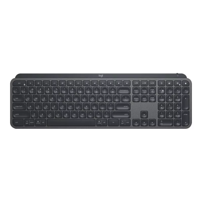 Logitech MX Keys Combo verslui – belaidė klaviatūra ir pelė su foniniu apšvietimu, QWERTY GB, grafito spalvos