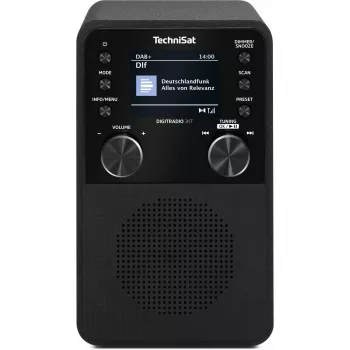 Skaitmeninis radijas TECHNISAT DigitRadio 317 – juodas, FM ir DAB+ priėmimas