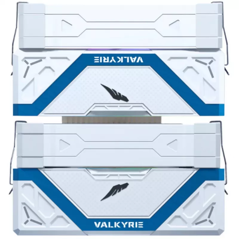 CPU aušintuvas Valkyrie Vind DL125 White (VK-AIRDL125W) – lengvas ir patvarus aušinimas