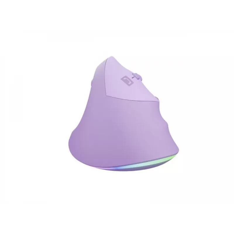 NATEC Crake 2 Pro pelė, vertikali, dešinei rankai, USB-A, optinė, 12800 DPI, violetinė