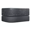 Logitech ERGO K860 – belaidė klaviatūra, 2.4 GHz, Bluetooth 5.0, QWERTY GB, grafito spalva