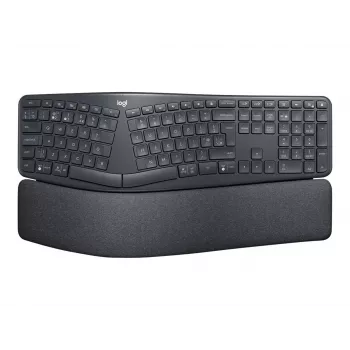 Logitech ERGO K860 – belaidė klaviatūra, 2.4 GHz, Bluetooth 5.0, QWERTY GB, grafito spalva