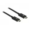 Thunderbolt kabelis DeLOCK 84845 1 m 20 Gbit/s Juodas