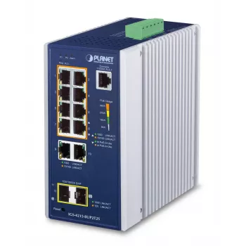 Valdomas jungiklis PLANET IGS-4215-8UP2T2S L2/L4 Gigabit Ethernet PoE 10 prievadų