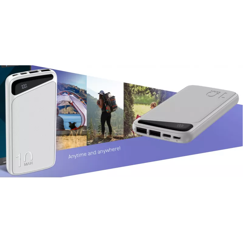 Nešiojamas power bank Navitel PWR10 MX BALTA 10000 mAh